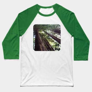 Aim High Giant Redwood Trees Baseball T-Shirt